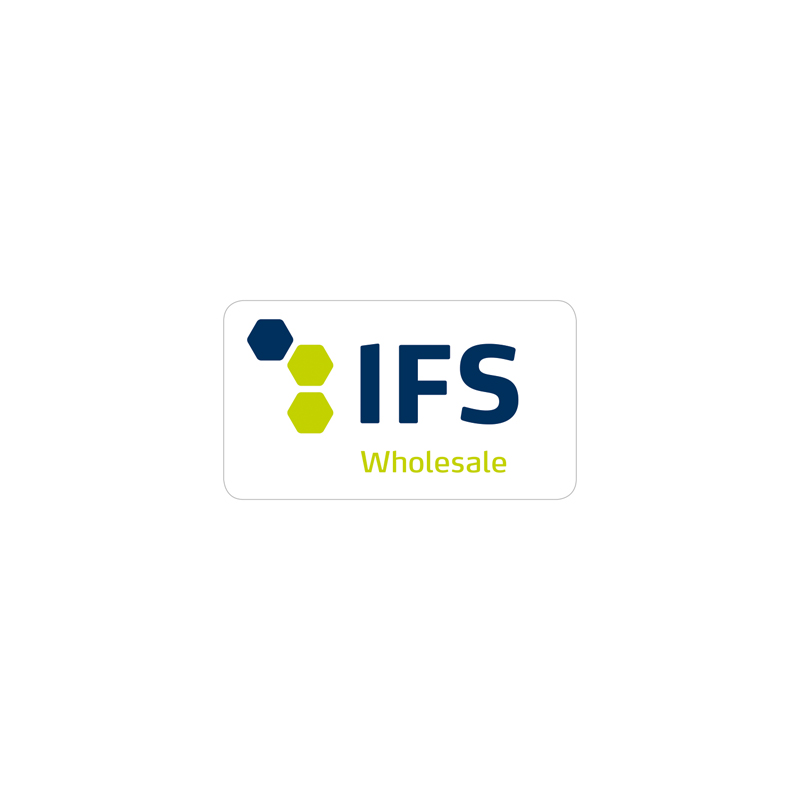 Logo von IFS Wholesale mit Hexagon-Symbolen