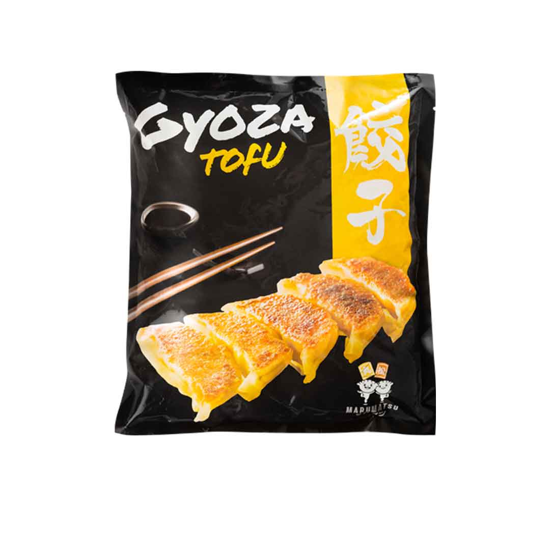 Packung Marumatsu Gyoza Tofu – japanische Teigtaschen, gefüllt mit Tofu und Gemüse