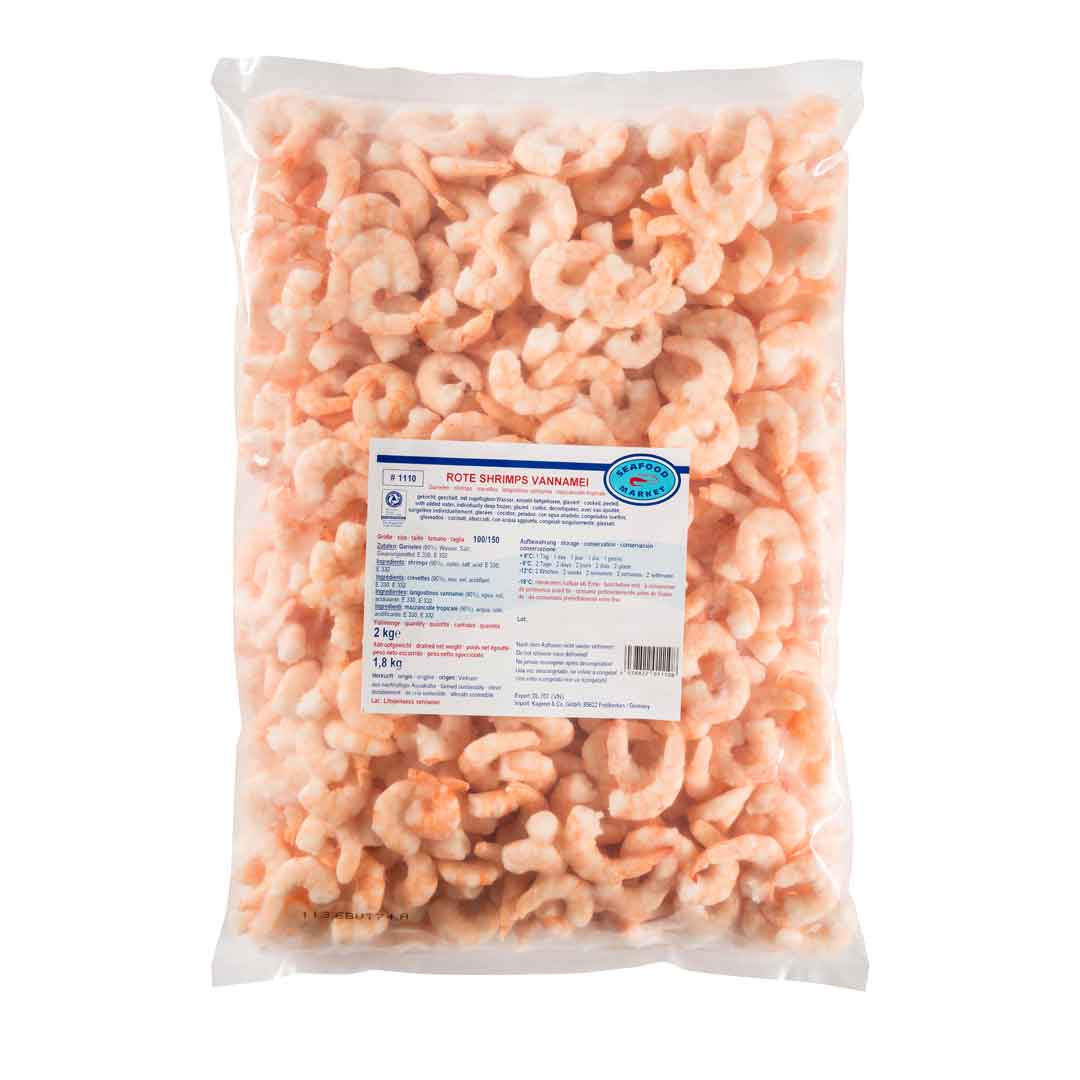 Crevettes 100/150 extra rouges