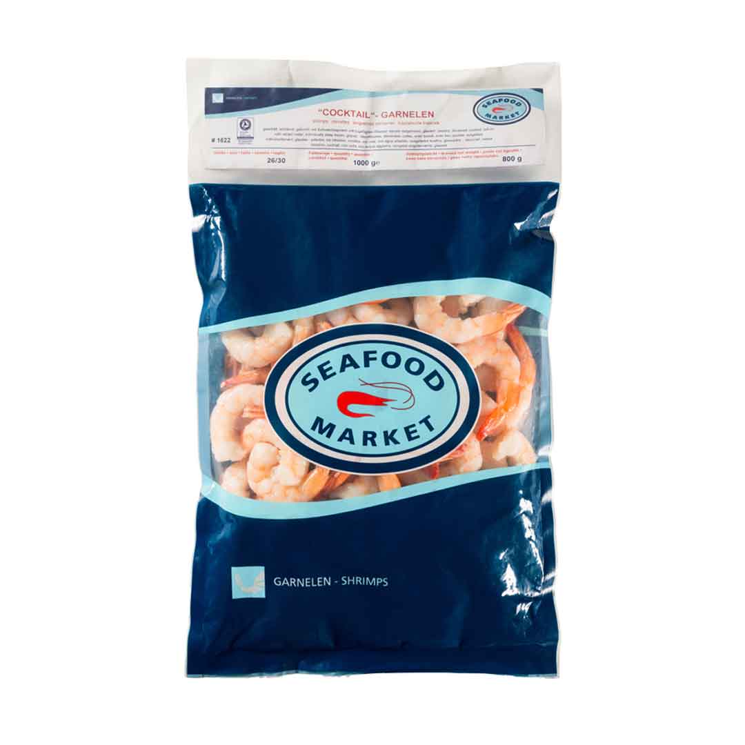 Crevettes Tail-on 26/30