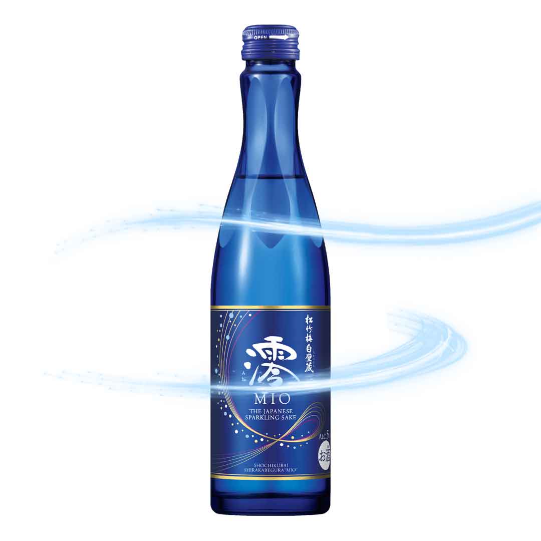 Blaue Flasche Takara Mio Sparkling Sake 300ml