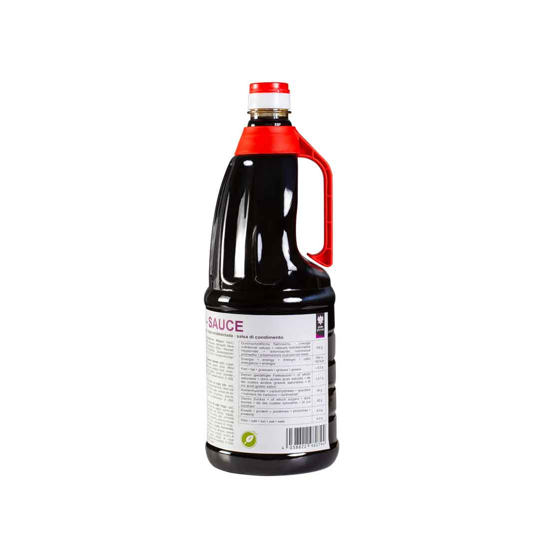 Großgebinde Sojasauce in Kunststoffflasche mit Griff