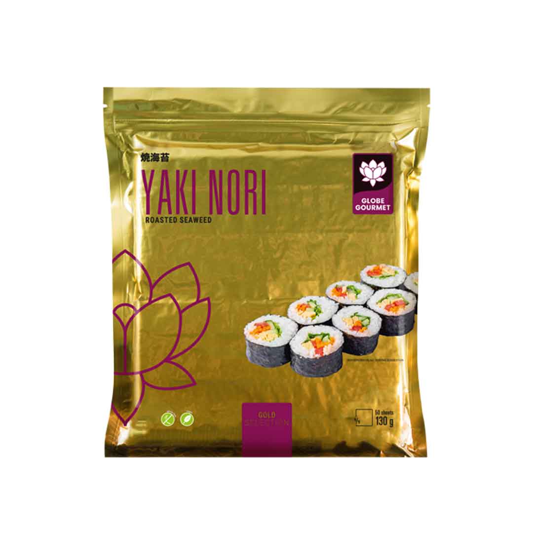 Globe Gourmet Nori Premium ganz, Yakinori A, 50 Blatt