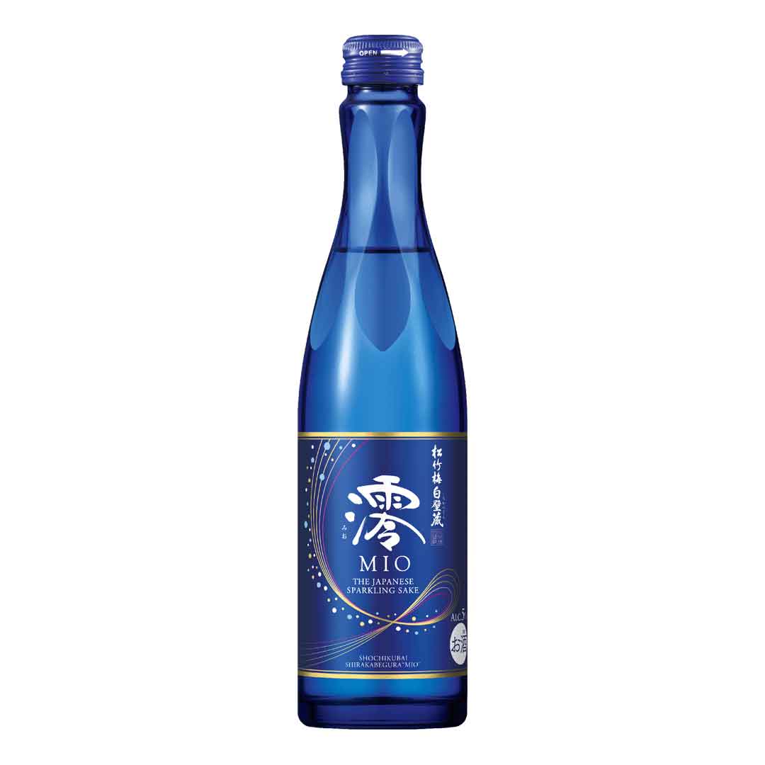 Blaue Flasche Takara Mio Sparkling Sake 300ml
