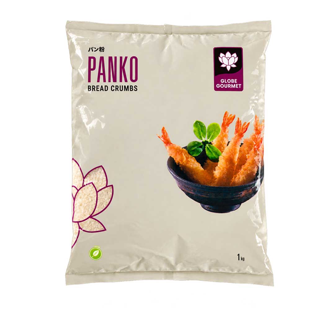 Verpackung Globe Gourmet Panko Paniermehl in Gastronomiequalität, grobflockige 4 mm Flakes, 1 kg