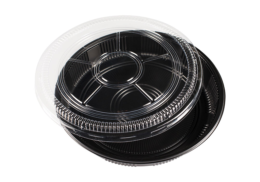 Boîte à sushi avec couvercle L ronde