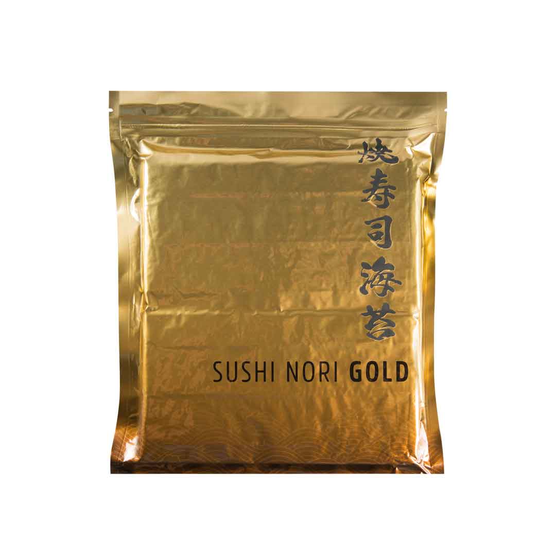 Goldene Packung Sushi Nori Gold Algenblätter