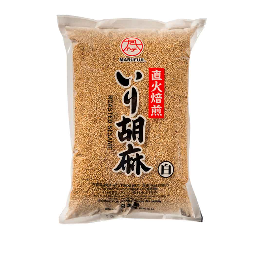 Packung gerösteter weißer Sesam (Sesam weiss) Kalagi/Marufuji von Globe Gourmet – Premium Sesam in Gastronomiequalität für Großverbraucher