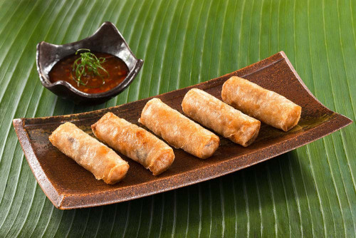 Super-Frühlingsrollen mit Garnelen Super-Frühlingsrollen mit Garnelen