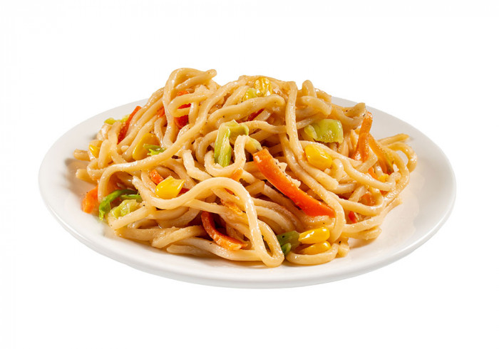 Fried noodles with vegetables