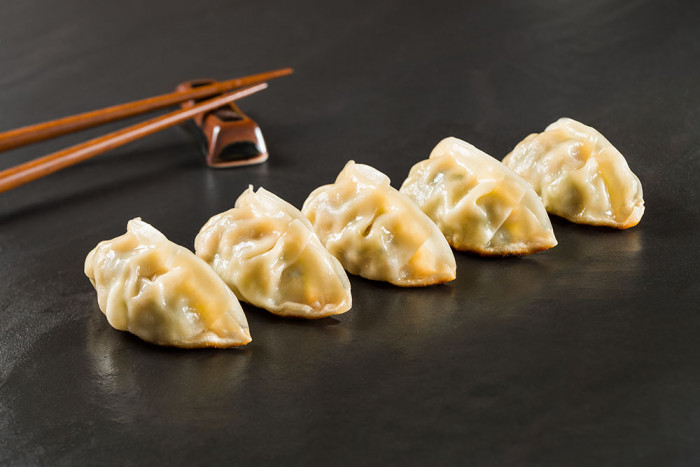 Chicken and vegetable Gyoza